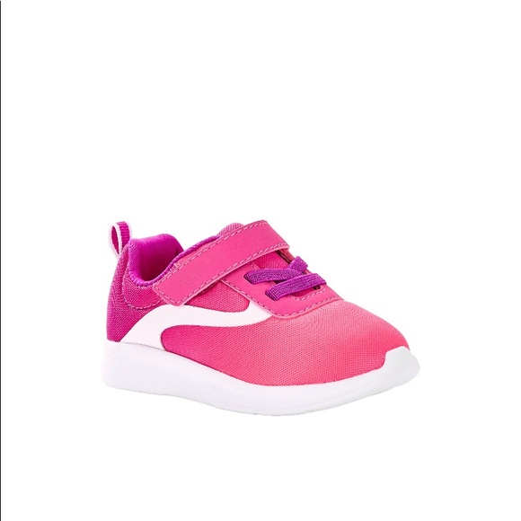 4C & 6C Girls Pink & Purple Athletic Shoes - Picture 1 of 5